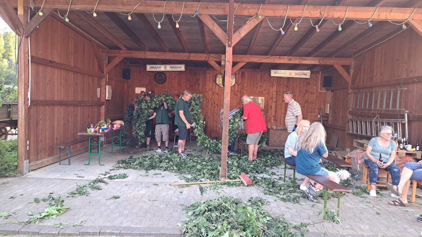 Schützenfest 2024 -Kränzen